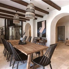 5 bedroom villa with indoor and outdoor pool in Chania town, sleeps 10